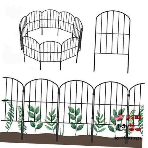 Decorative garden fence - garden,