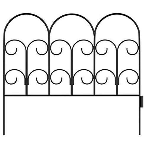 Metal garden fencing inch - fencing,