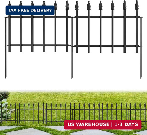 Decorative garden fence 10ft - decorative,