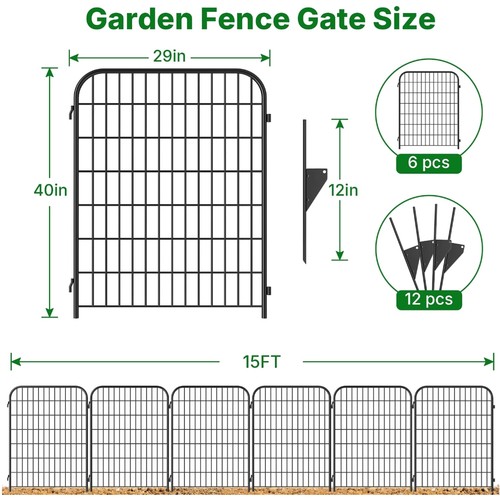Rustproof tall garden fence - garden,