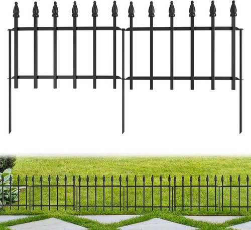 Decorative garden fence 10ft - garden,