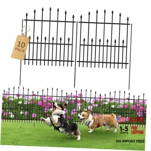 Decorative garden fence - garden,