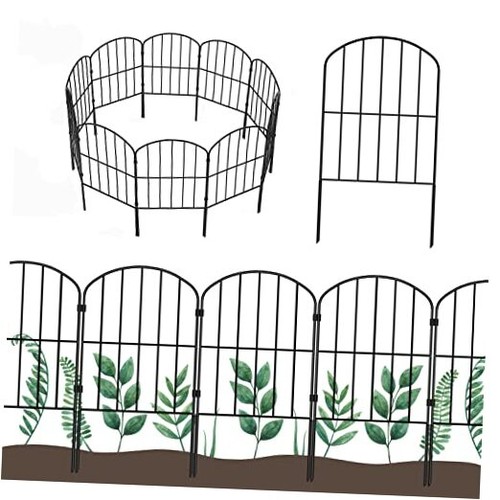 Decorative garden fence - garden,