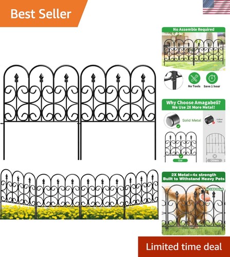 Decorative metal garden edge - metal,