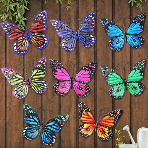 Pcs metal butterfly - pcs, wall
