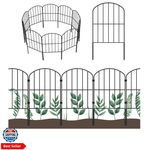 Decorative garden fence - garden,