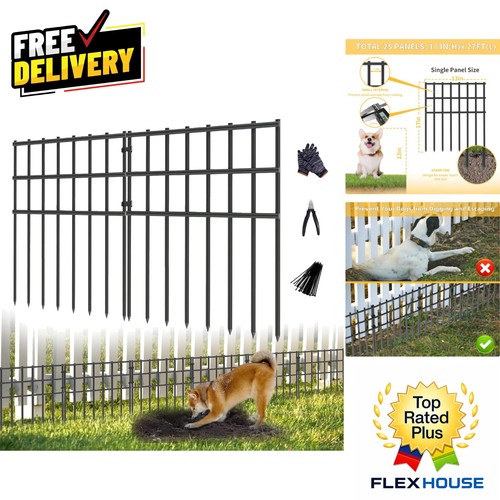 Durable metal garden fencing - metal,