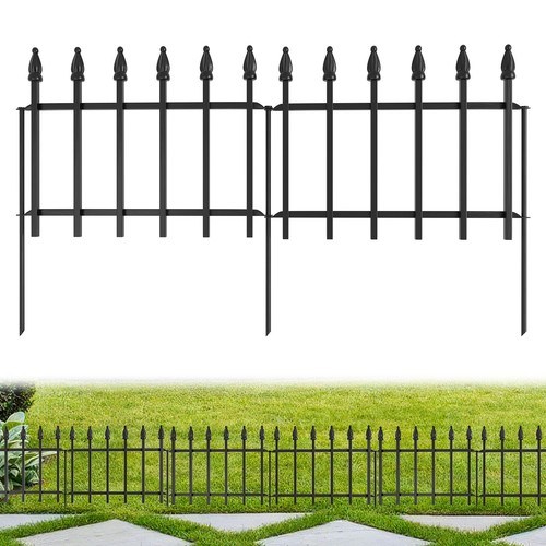 Decorative garden fence - garden,