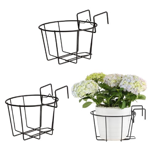 10inch railing planter - 10inch,