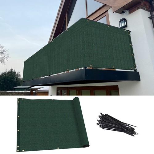 3ft tall green balcony fence - 3ft,