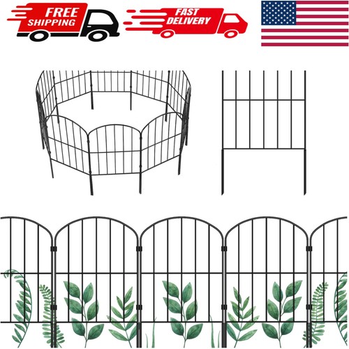 Arched rustproof garden fence - rustproof,
